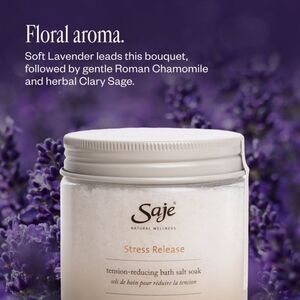 Saje Stress Release Tension-reducing bath salt soak 300g